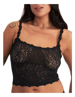 Icons Lace Cropped Cami in Black