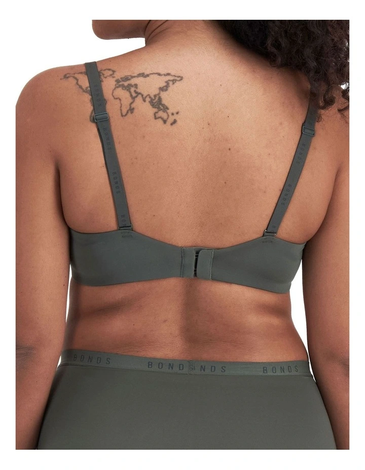 Comfytops Micro Wirefree Bra in Upl Smoked Jade image 3