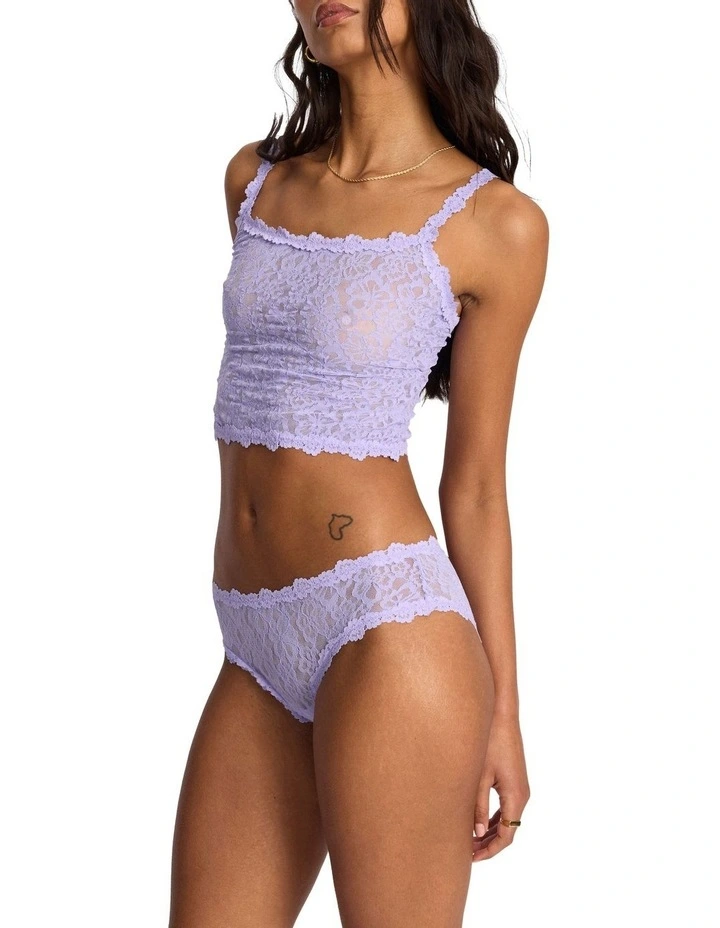Icons Lace Cheeky Brief in Lilac image 3