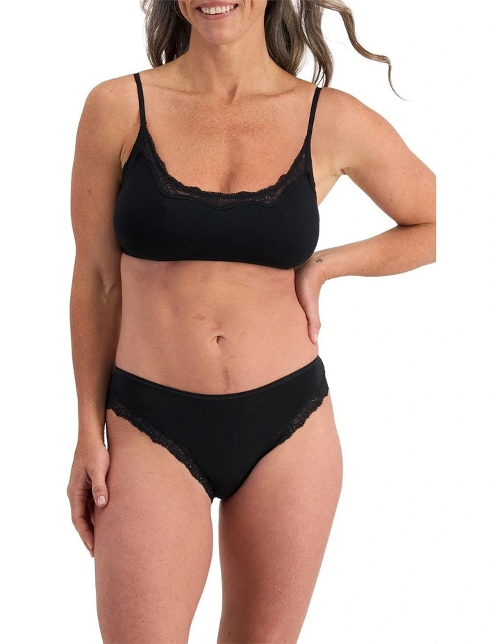 Bases Flex Lace Bikini in Black image 1