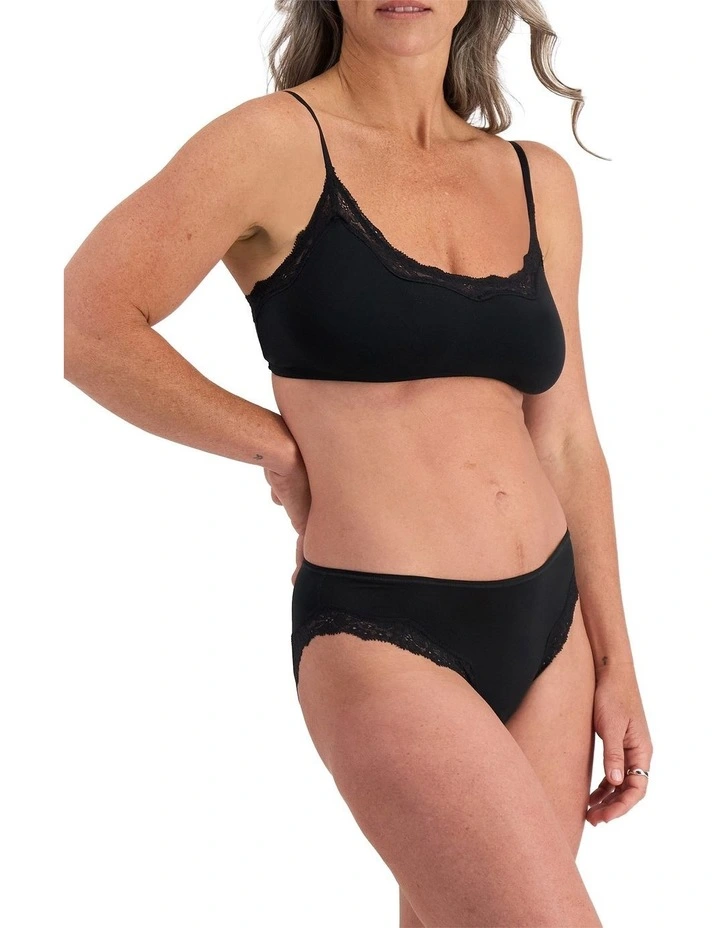 Bases Flex Lace Bikini in Black image 2