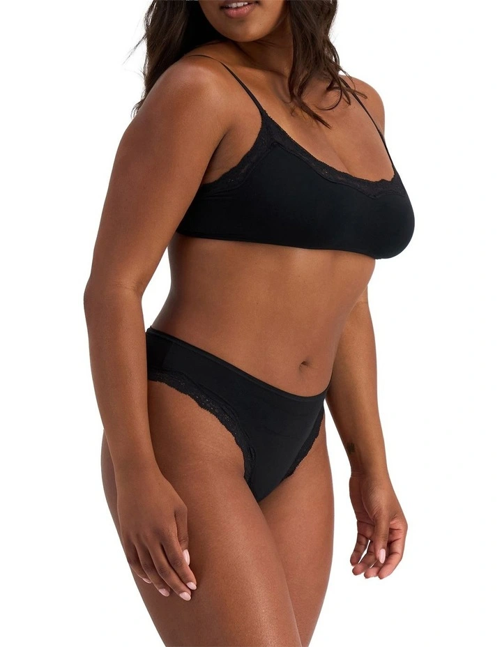 Bases Flex Lace Bikini in Black image 4
