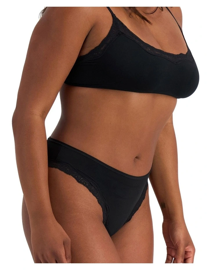 Bases Flex Lace Bikini in Black image 5