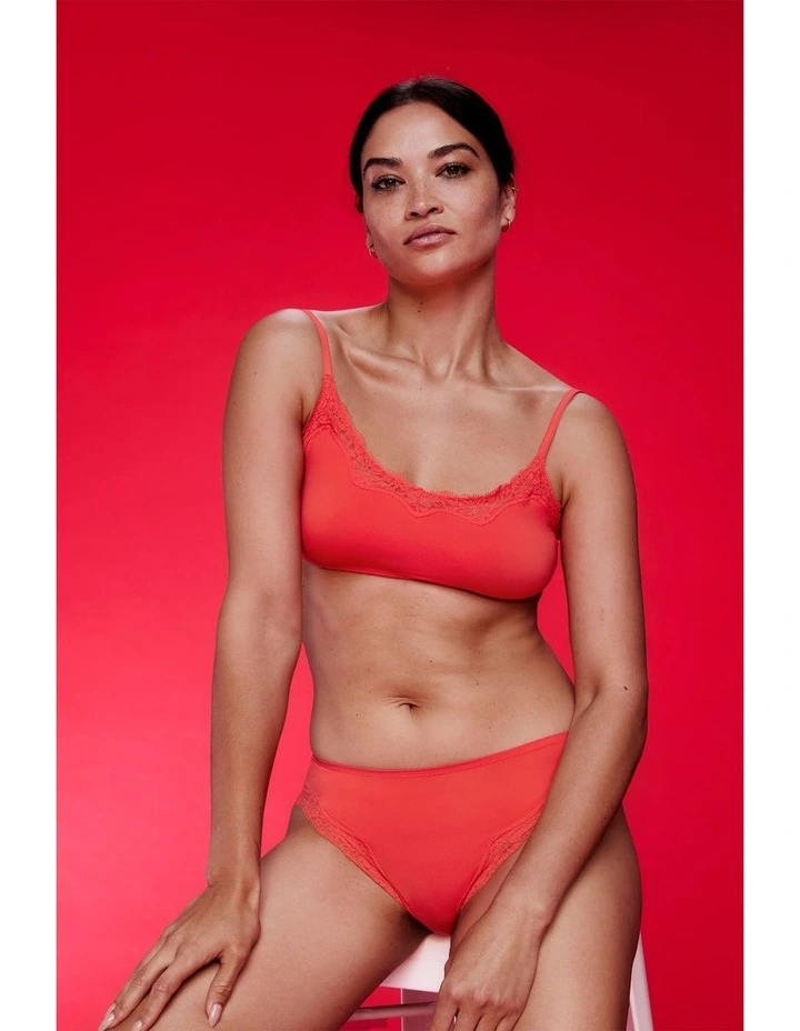 Bases Flex Lace Bikini in Pomodoro image 2