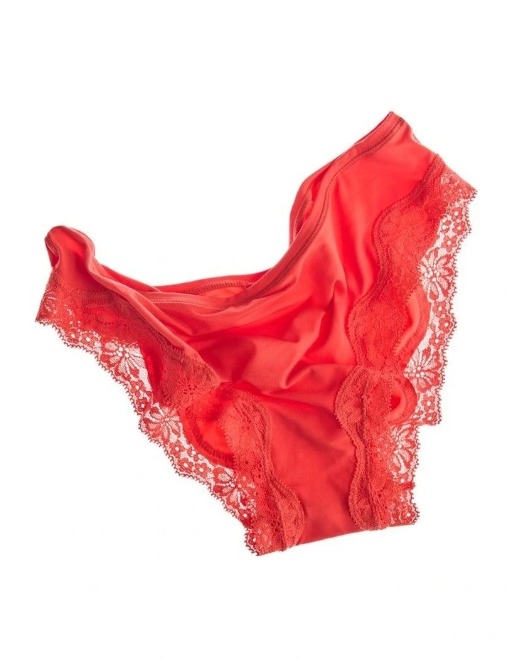 Bases Flex Lace Bikini in Pomodoro image 7