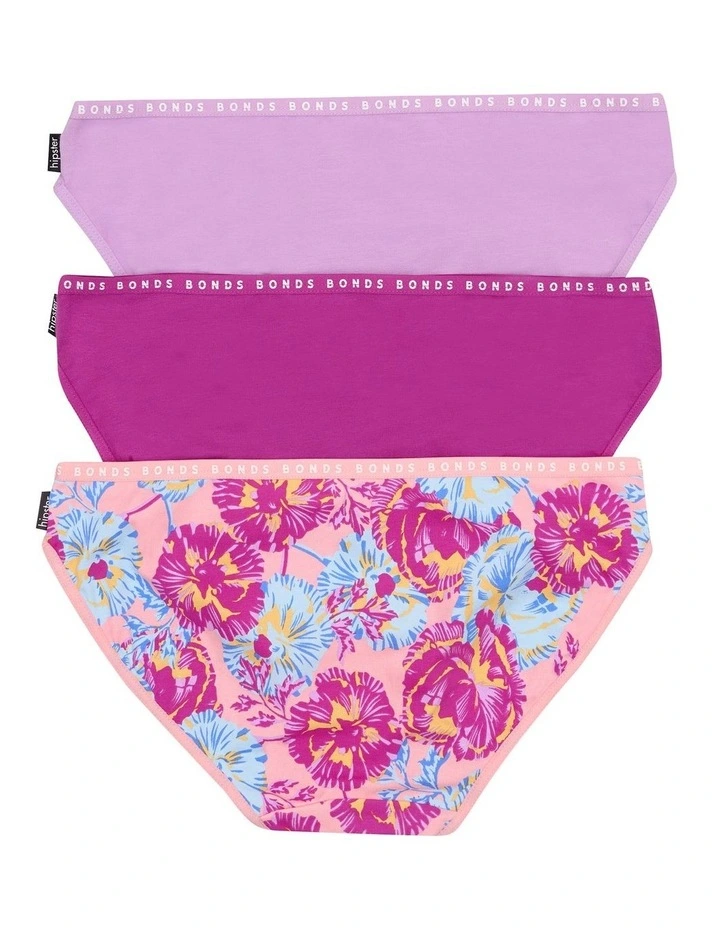 Hipster Bikini 3 Pack in Multi image 2