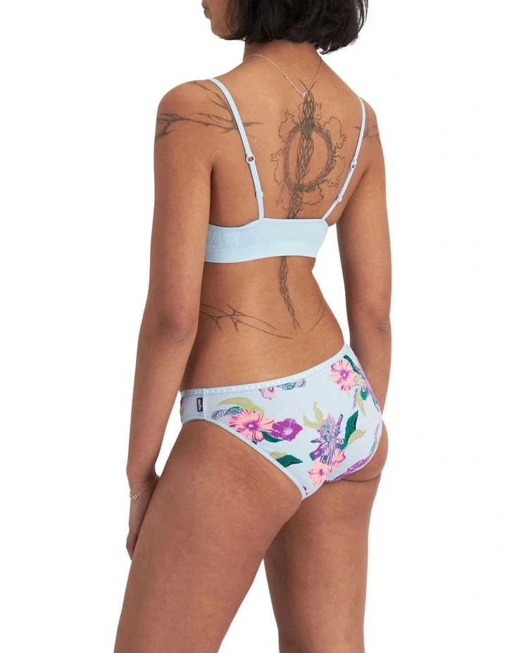 Hipster Bikini 3 Pack in Blue image 2
