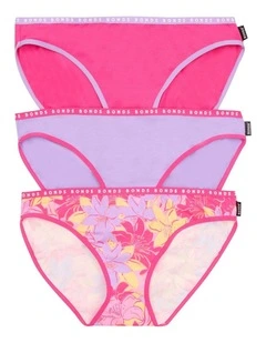 Hipster Bikini Brief 3 Pack in Multi