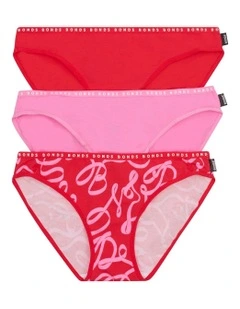 Hipster Bikini 3 Pack in Multi