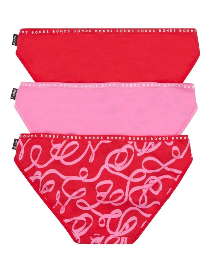 Hipster Bikini 3 Pack in Multi image 2