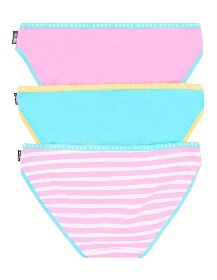 Hipster Bikini 3 Pack in Multi image 2