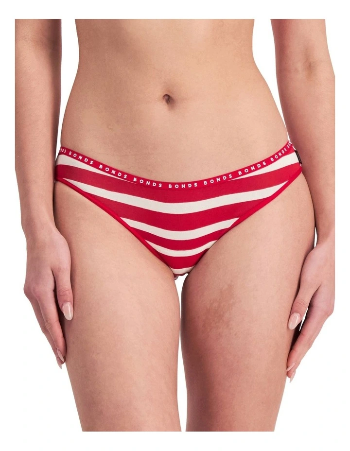 Hipster Bikini 3 Pack in 46k Stripe/ Marscap image 1