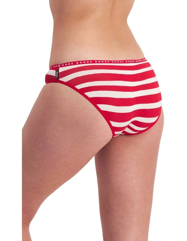 Hipster Bikini 3 Pack in 46k Stripe/ Marscap image 3