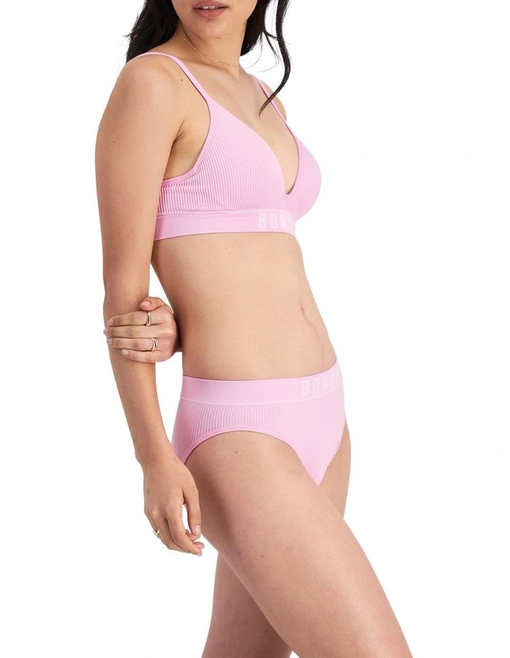 Retro Rib Seamless Hi Hi in Lilac Wine image 1