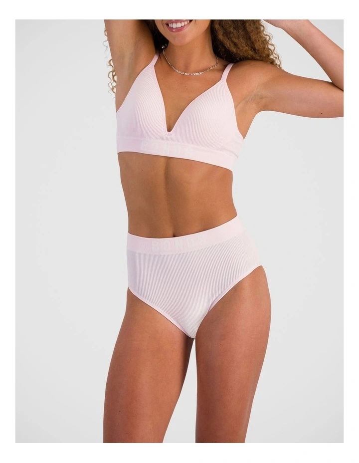 Retro Rib Seamless Hi Hi in Pink Peony image 5