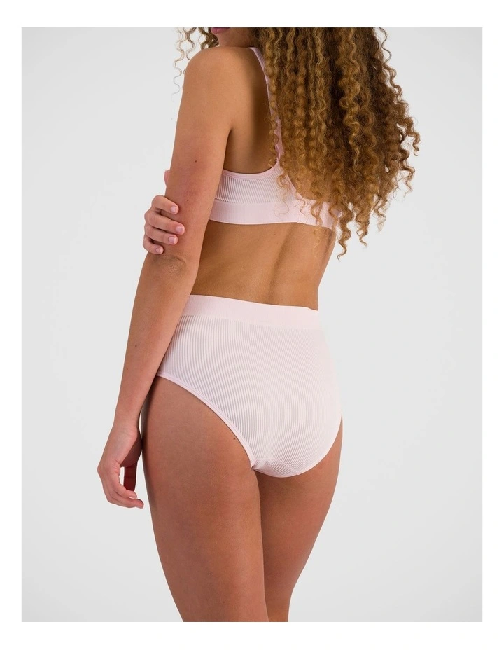 Retro Rib Seamless Hi Hi in Pink Peony image 6