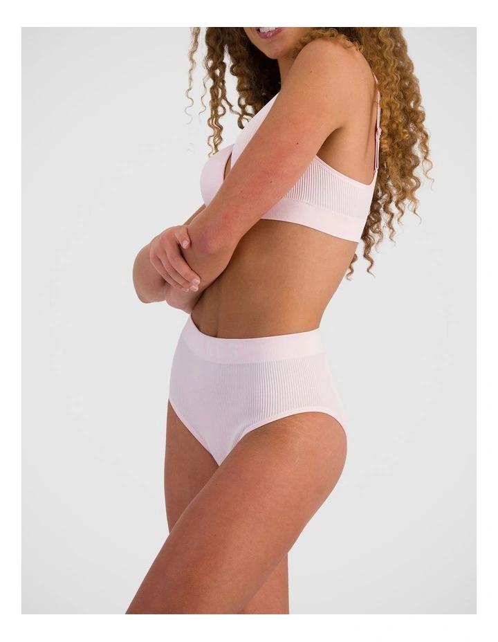 Retro Rib Seamless Hi Hi in Pink Peony image 7