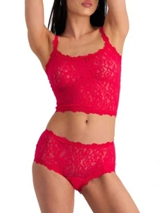 Icons Lace Shortie in Red