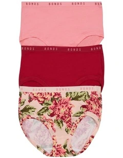 Cottontails Full Brief 3 Pack in Multi