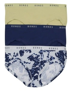 Cottontails Midi Briefs 3 Pack in Multi