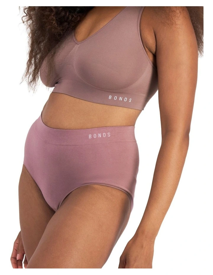 Seamless Full Brief in Dusty Lavender image 3
