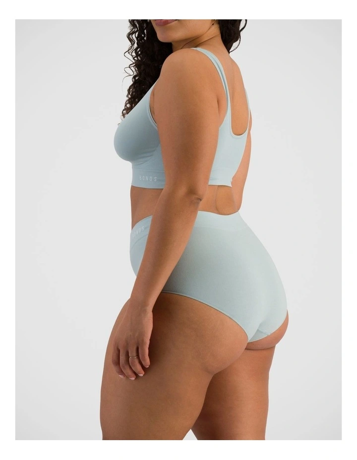 Seamless Full Brief in Muted Sage image 2