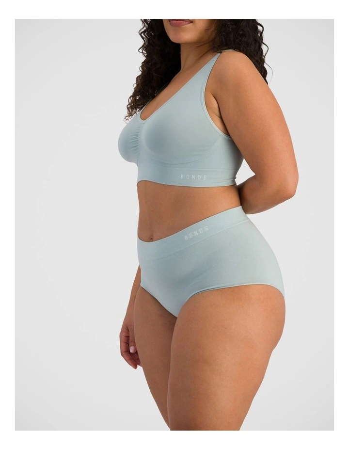 Seamless Full Brief in Muted Sage image 3