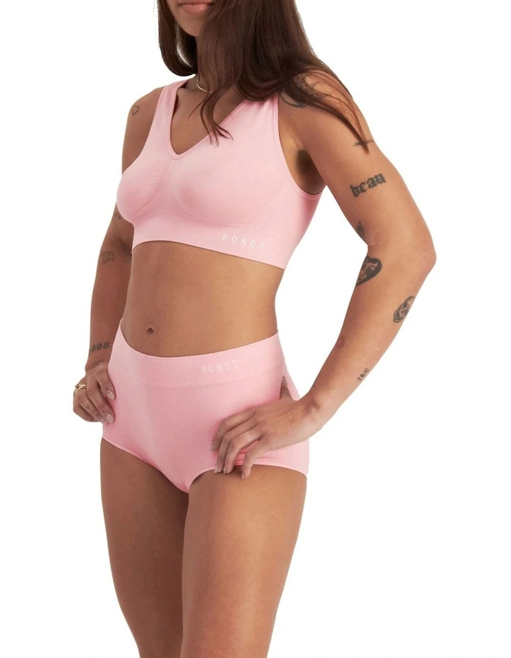 Seamless Full Brief in Pink image 1
