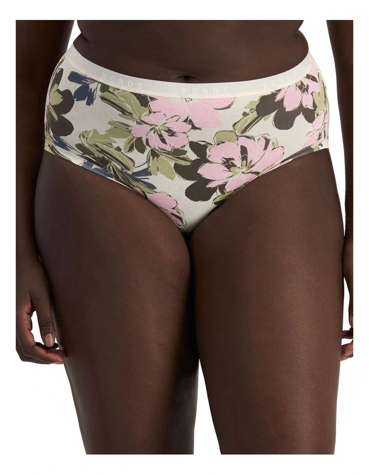 Cottontails Full Brief 3 Pack in Multi image 3