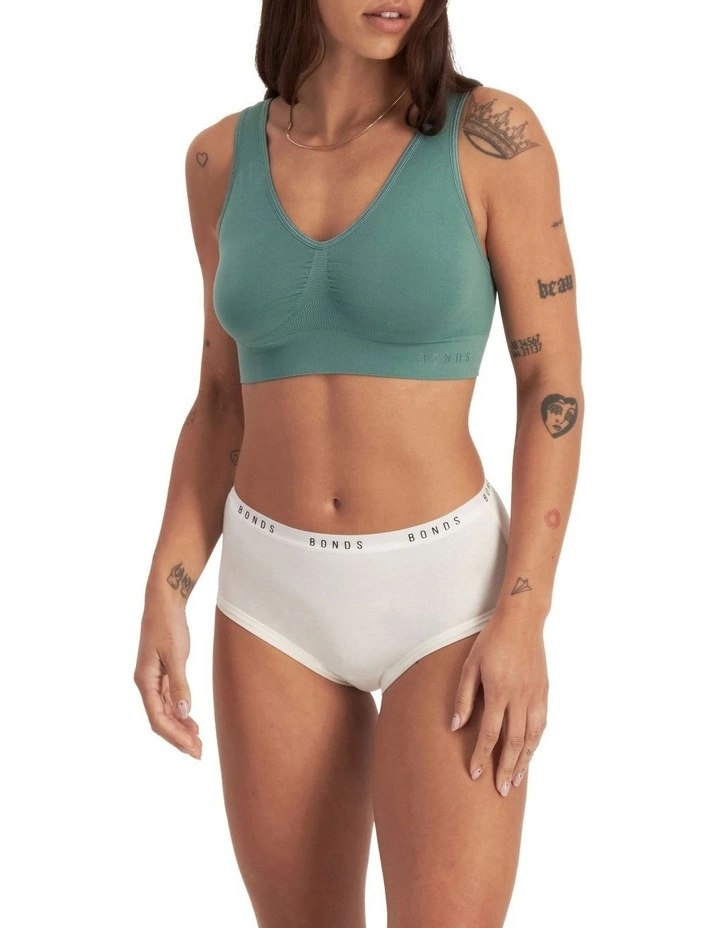Cottontails Full Brief 3 Pack in Green image 5