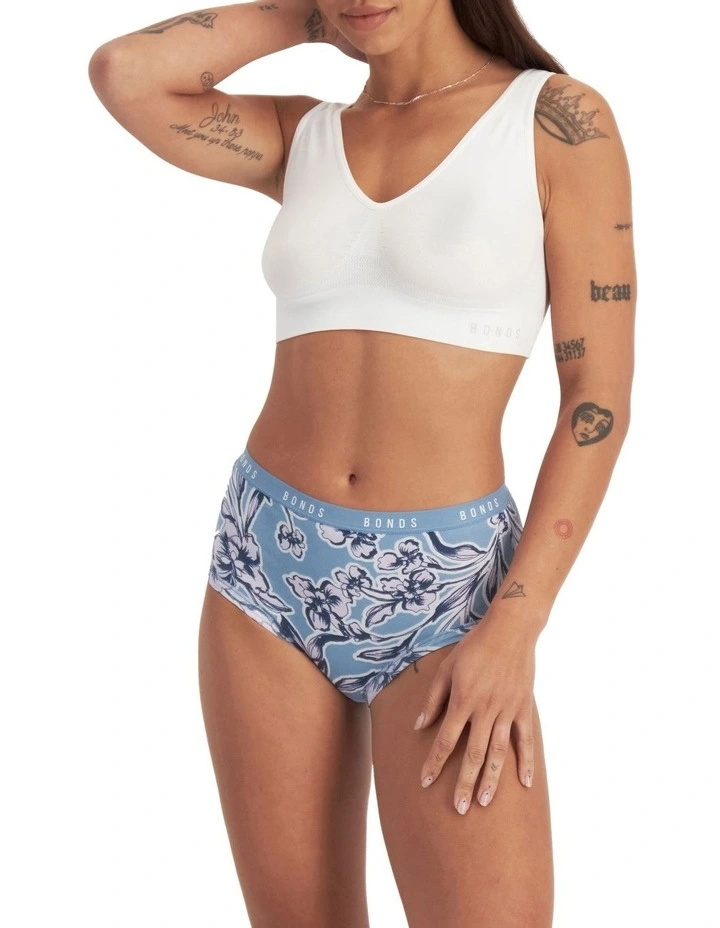 Cottontails Full Brief 3 Pack in Blue image 1