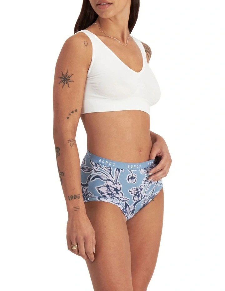 Cottontails Full Brief 3 Pack in Blue image 3