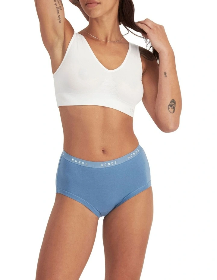 Cottontails Full Brief 3 Pack in Blue image 5