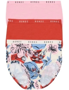 Cottontails Full Brief 3 Pack in Multi