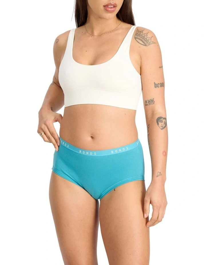 Cottontails Full Brief 3 Pack in Blue image 4