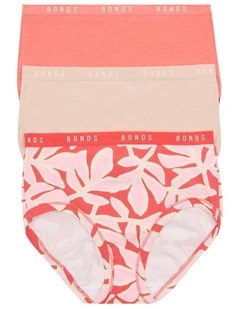 Cottontails Full Brief 3 Pack in Multi