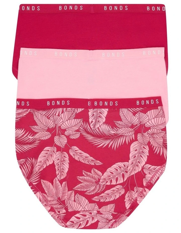 Cottontails Full Brief 3 Pack in Multi image 2
