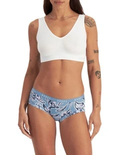 Cottontails Midi Brief 3 Pack in Blue