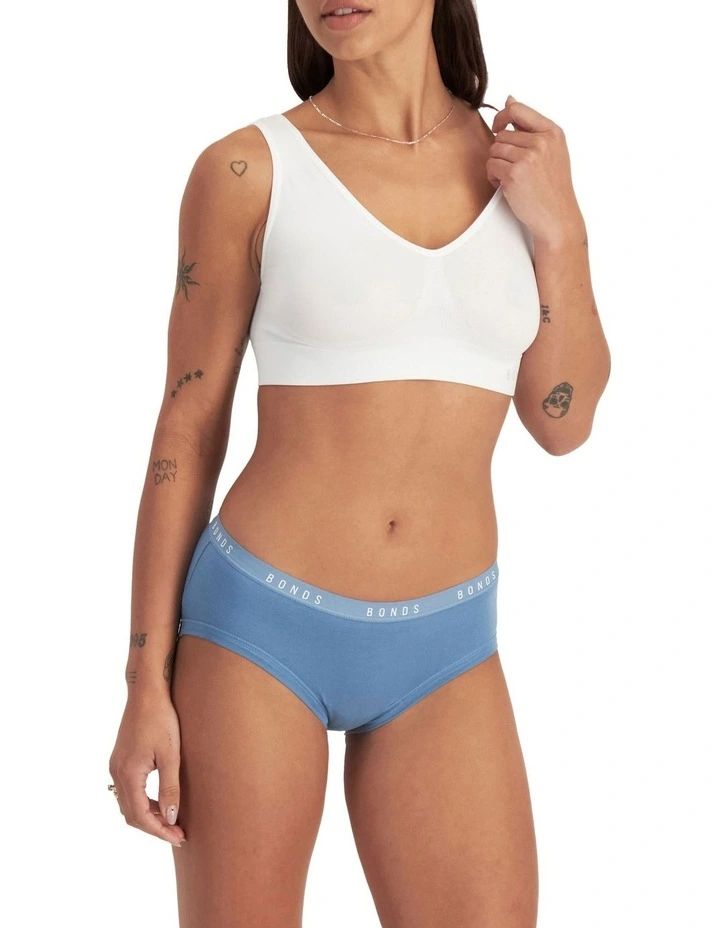 Cottontails Midi Brief 3 Pack in Blue image 5