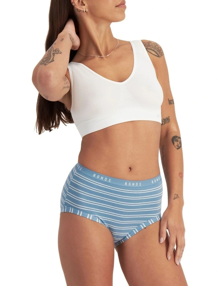 Cottontails Full Brief 3 Pack in Blue image 1