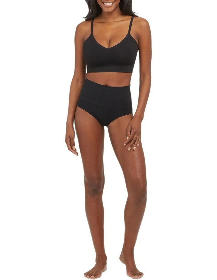 Everyday Shaping Ecocare Longline Bralette in Black image 4