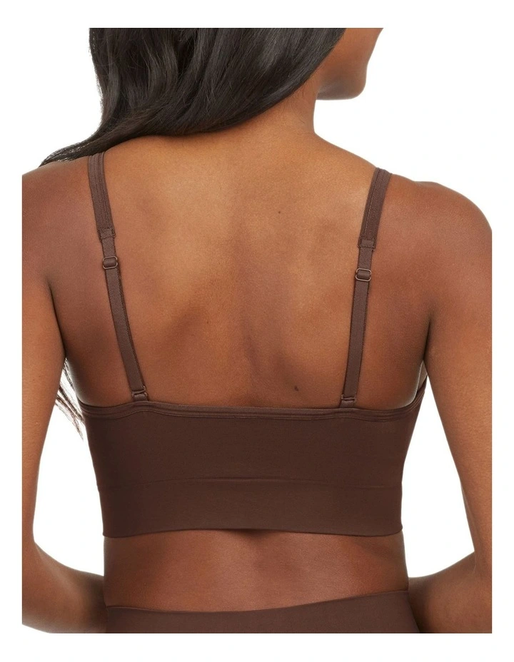 Everyday Shaping Ecocare Longline Bralette in Brown image 2
