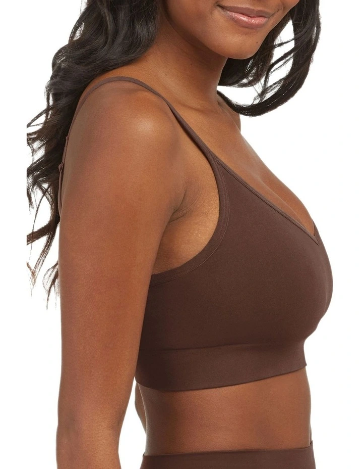 Everyday Shaping Ecocare Longline Bralette in Brown image 3