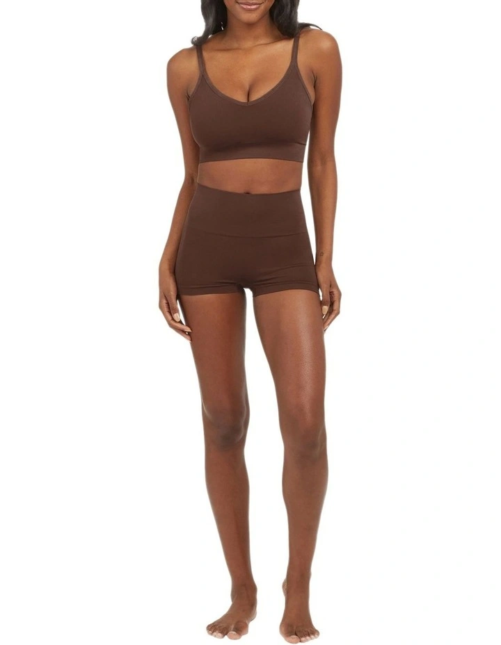 Everyday Shaping Ecocare Longline Bralette in Brown image 4