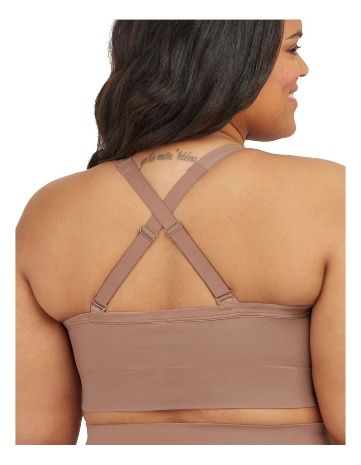 Everyday Shaping Ecocare Longline Bralette in Beige image 2