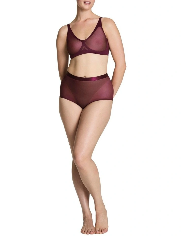 Supersmooth Sheer Sense Bralette in Purple image 1