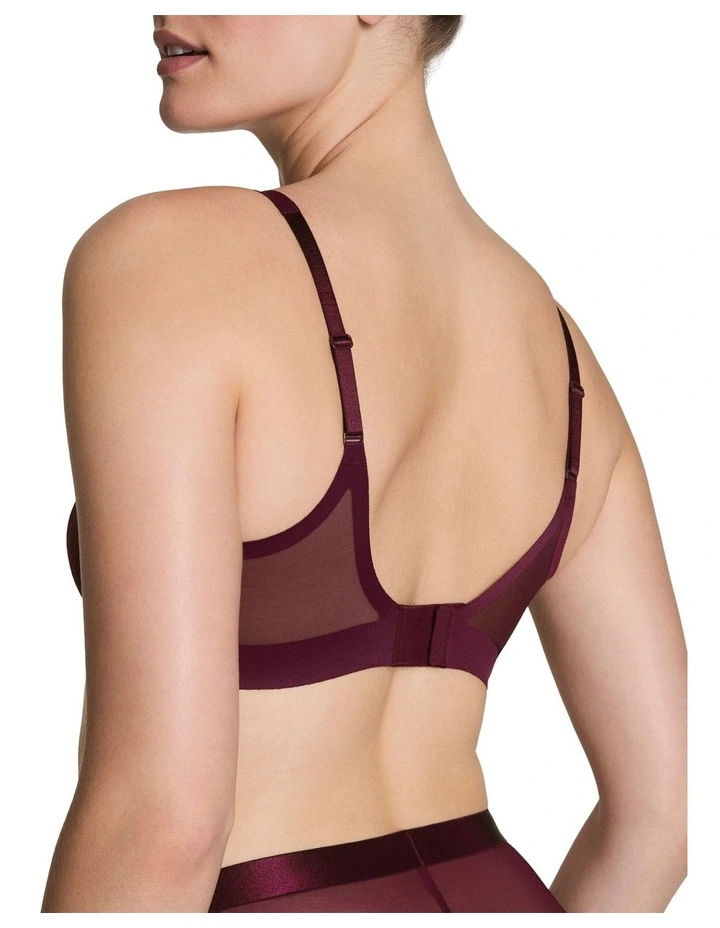Supersmooth Sheer Sense Bralette in Purple image 2
