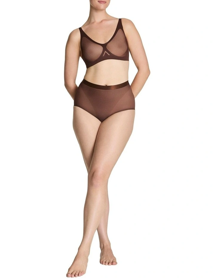 Supersmooth Sheersense Bralette in Brown image 3