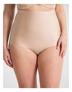 No VPL High Waisted Brief in Beige