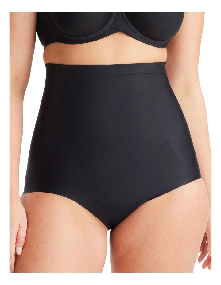 NO VPL High Waisted Brief in Black image 1